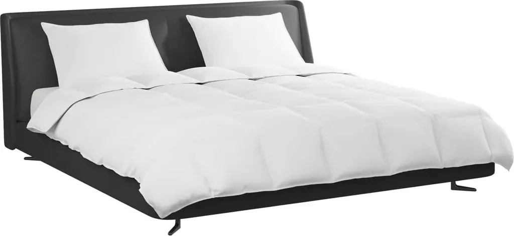 Offerta Set Piumone vidaXL 3 Pezzi Piuma Bianca e 2 Cuscini - 3