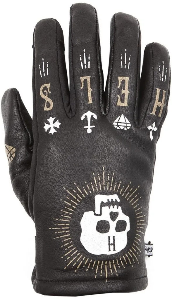 Gants de moto hiver Helstons Kustom cuir noir homologués CE taille 11