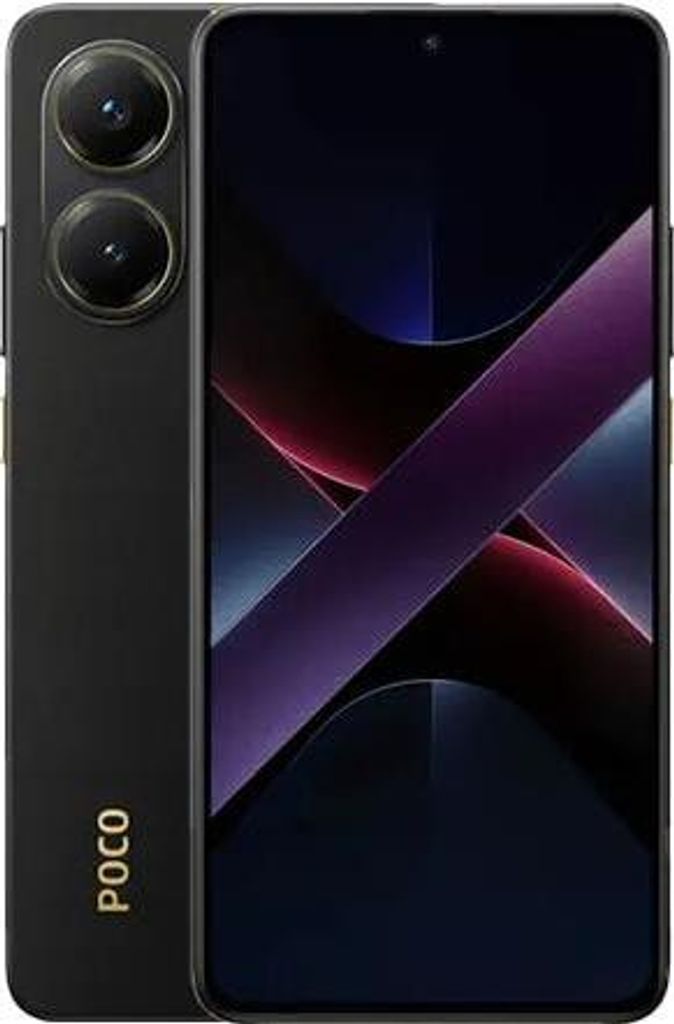 【美品】Xiaomi POCO X7 Pro 12GB+512GB(Ye/Bk) XIAOMI Poco X7 Pro Smartphone, 12+512GB, Schwarz, 50MP Hauptkamera