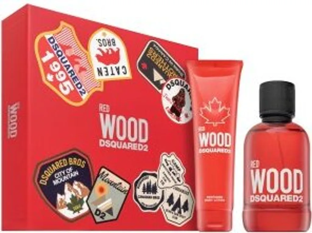 Dsquared2 Red Wood Coffret Cadeau Femme avec Eau de Toilette 100 ml Set