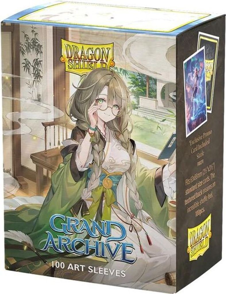 100 Dragon Shield Matte Art Sleeves - Grand Archive - Kongming, Wayward Maven #16127
