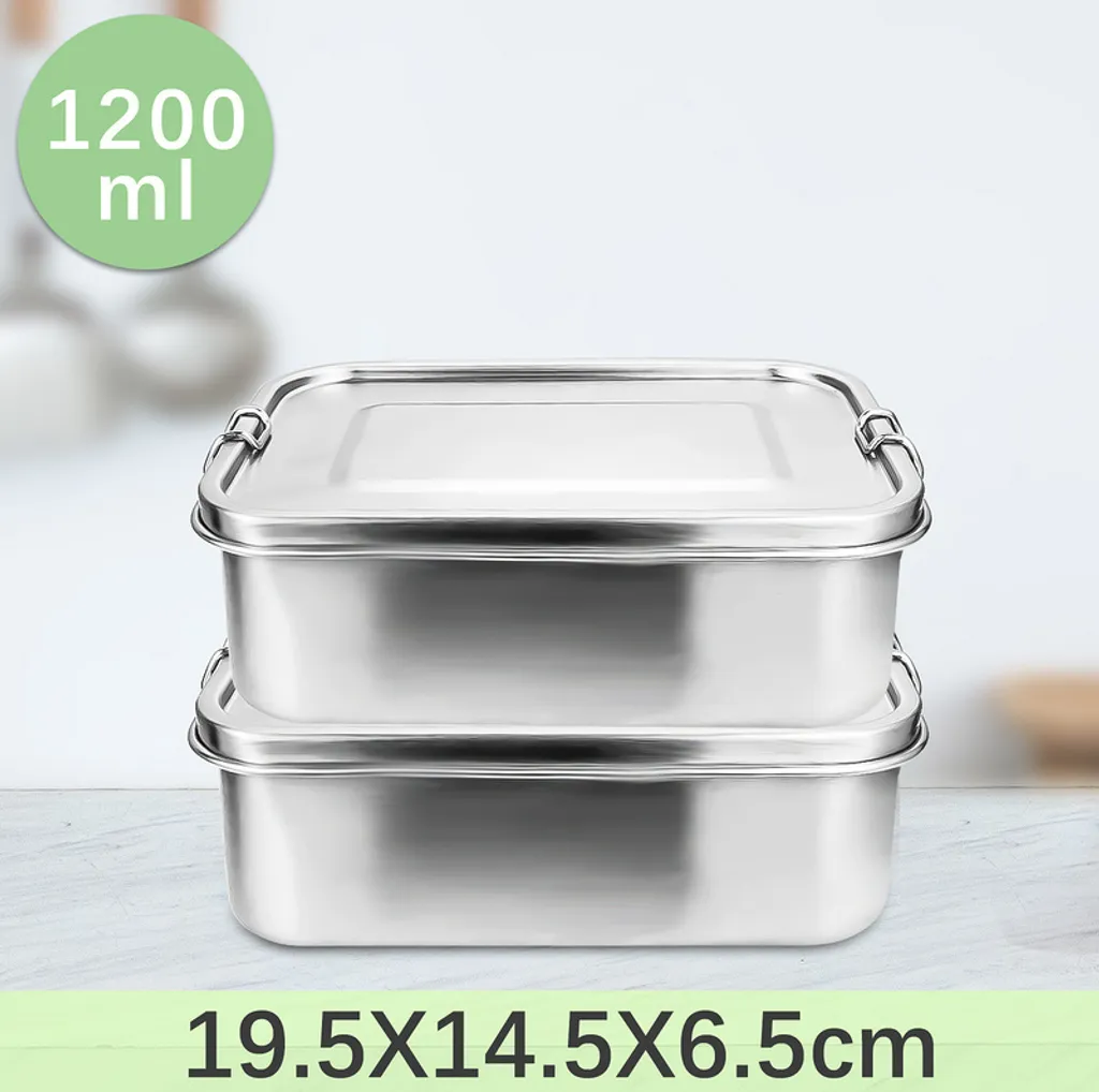 Yakimz Lunchbox Lunchbox in acciaio inox a prova di perdite, divisorio rimovibile, scatole per il pranzo