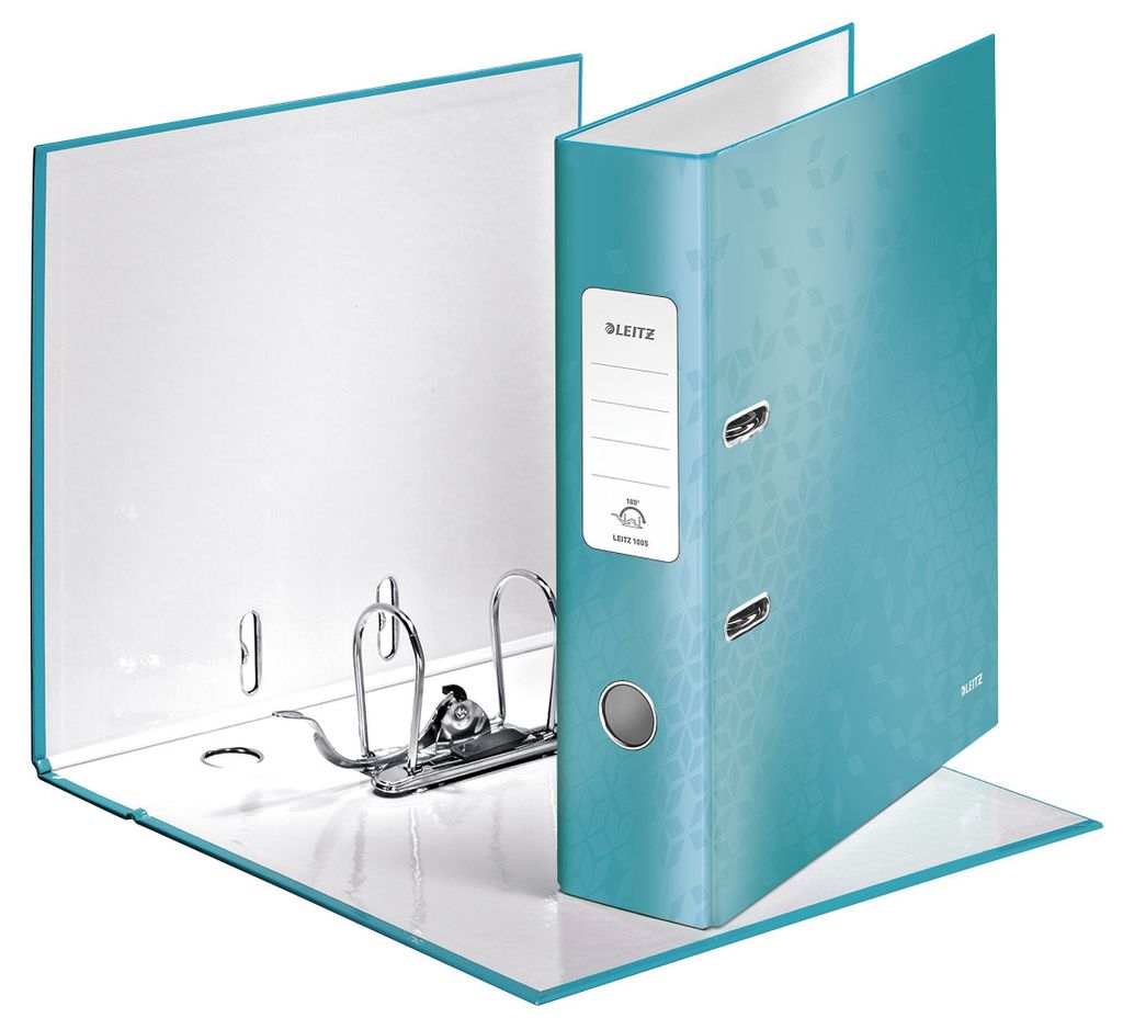 Leitz 1005-00-51 1005 WOW Cartella A4 - 80 mm, blu ghiaccio Immagine del prodotto 