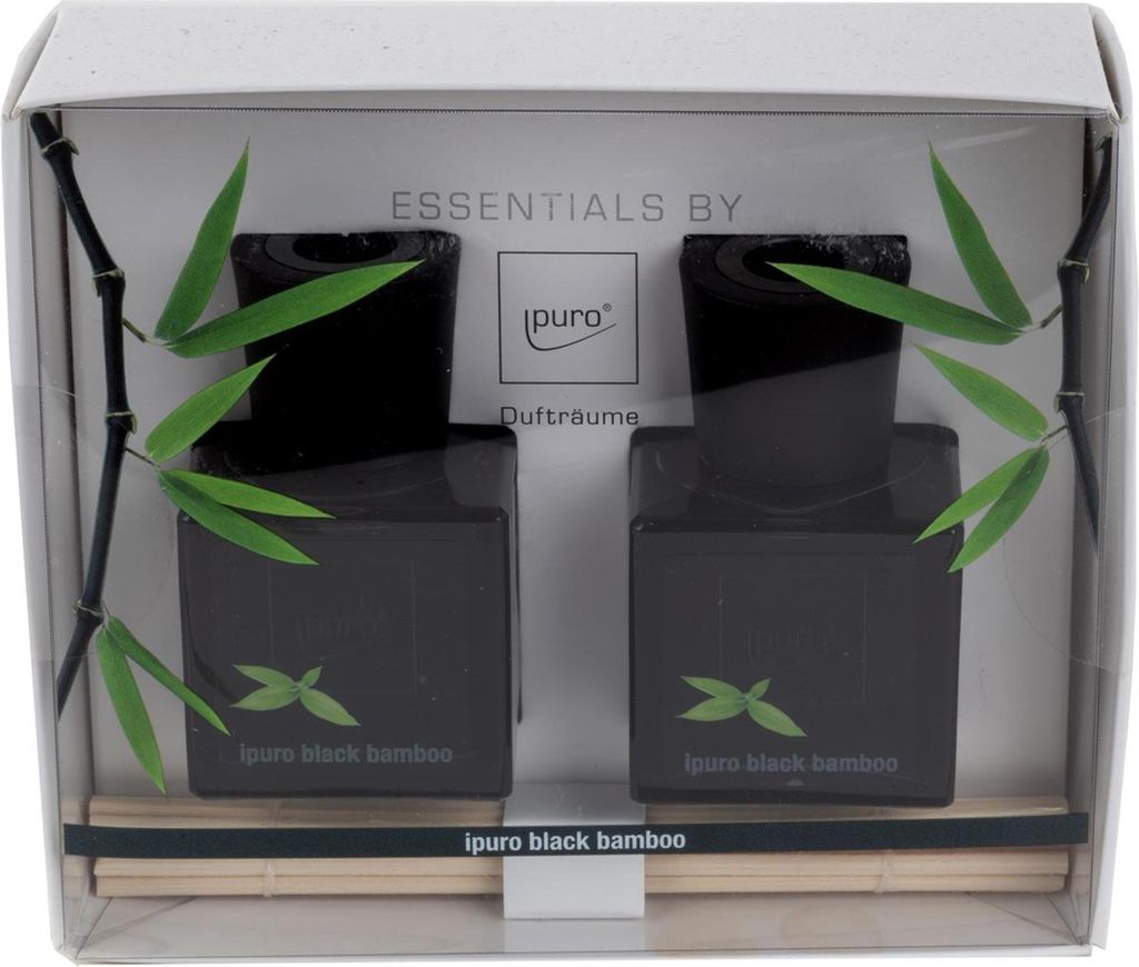 Geschenkset Essentials by Ipuro Black Bamboo 2x 50ml