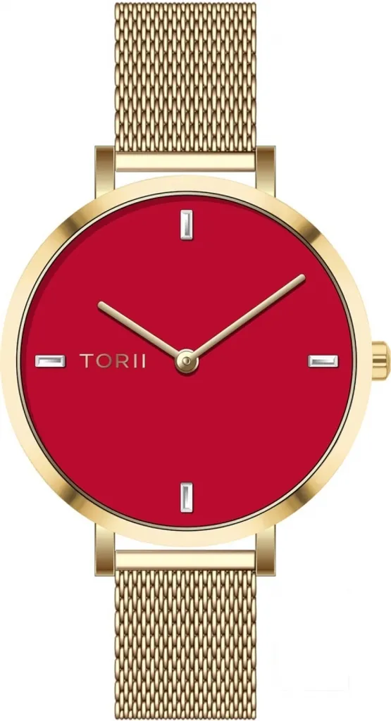 Montre femme TORII G37GS.T4 rouge, un bijou durable et confortable