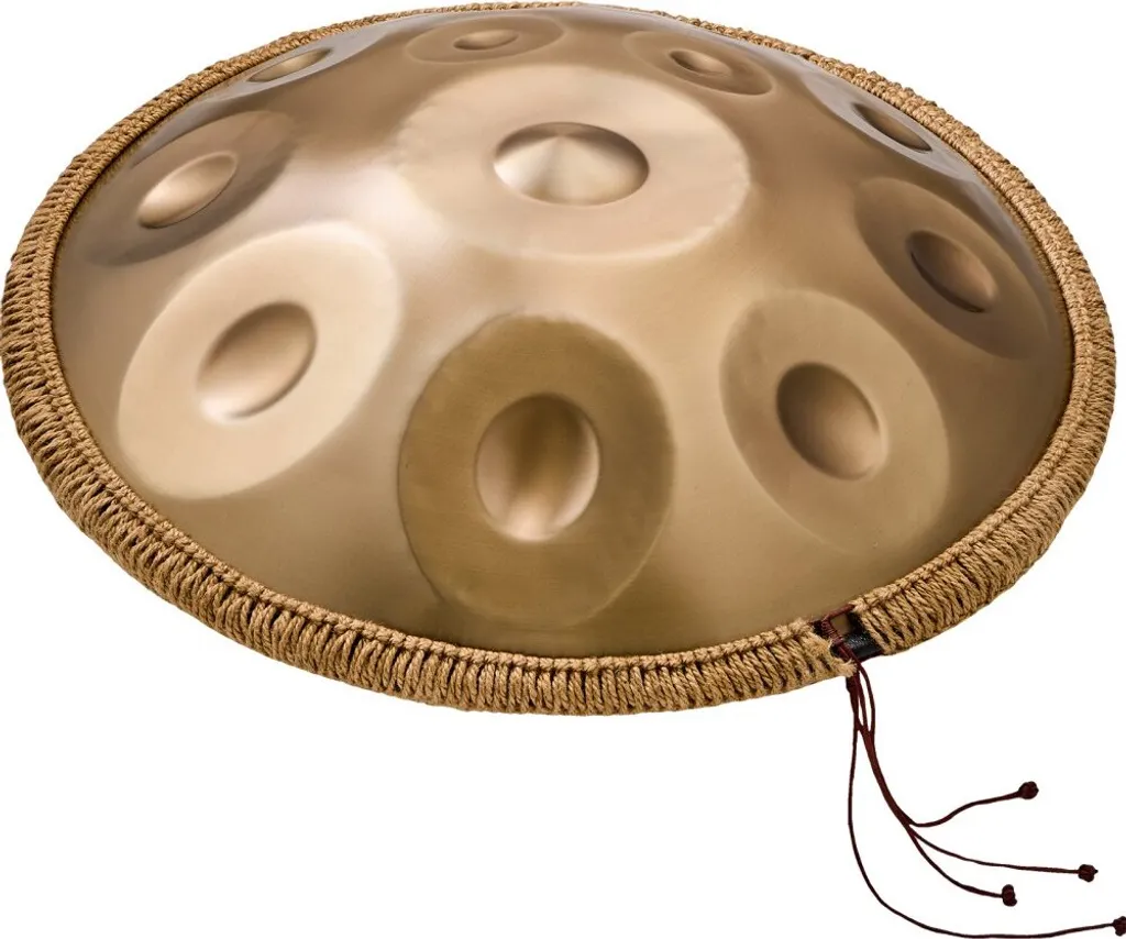 Handpan ré mineur de haute qualité avec 12 notes et finition acier - 12