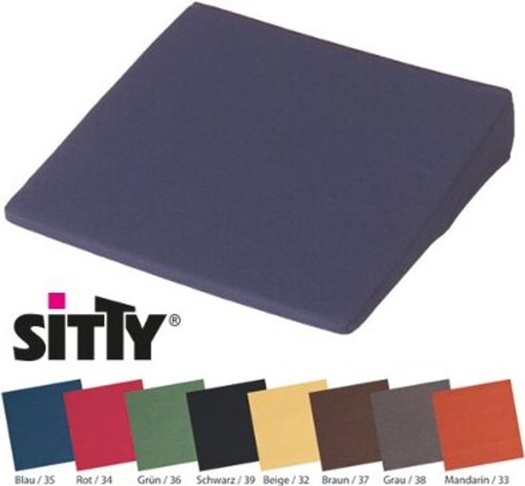 Keilkissen Sitty Basic - Design Uni>>>>Farbe: schwarz