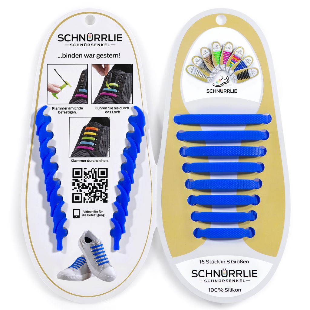 Gummi Schuhbänder in 13 Farben erhältlich Blauwerk® Silikon Schnürsenkel Schnürsenkel ohne binden elastische Schnürsenkel für Kinder und Erwachsene 