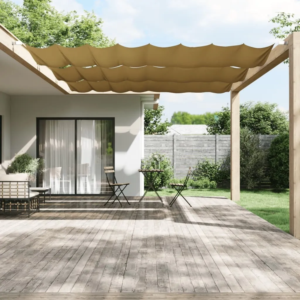 Maison Exclusive - Tenda da sole verticale Beige 180x800 cm Tessuto Oxford