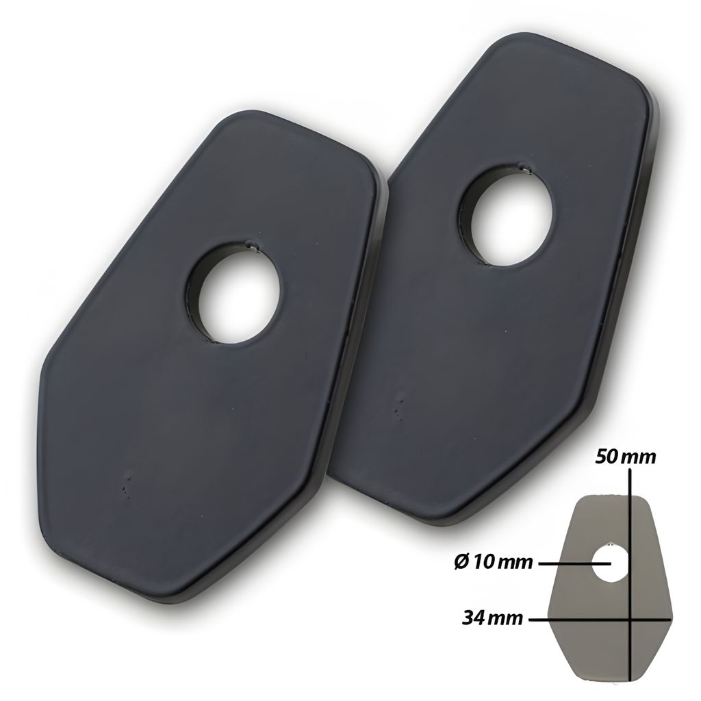Adapterplatten für Motorrad Blinker Indy Spacer Suszuki GSX-S 1000