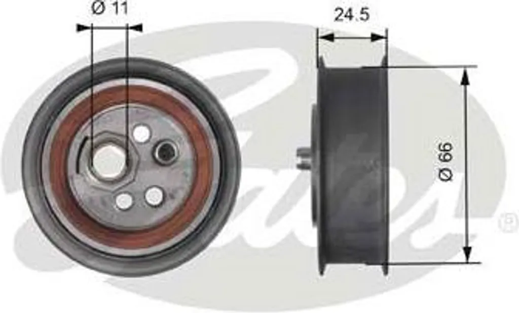 Tendeur de courroie crantée GATES T41103 pour entretien Golf III et Vento
