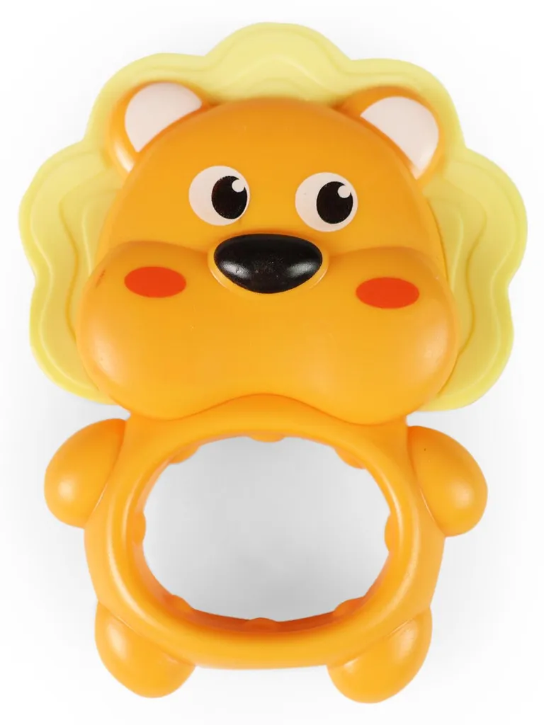 Jouet d'Éveil Hochet Lion en Peluche Douce pour Nouveau-né et Nourrisson