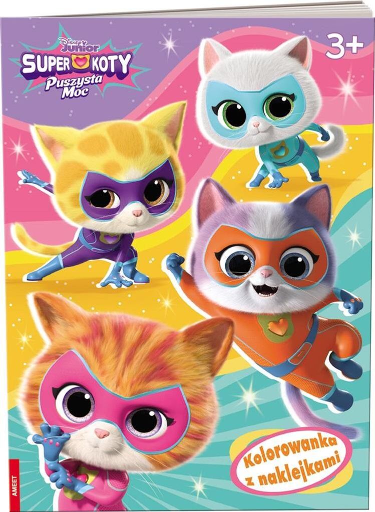 Supercats. Malbuch mit Aufklebern Produktbild 