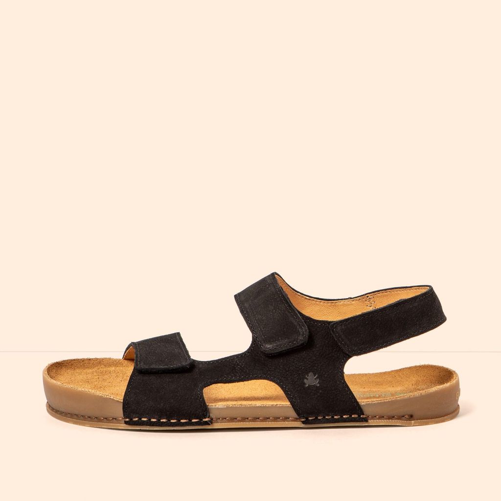 El Naturalista Sandalen Uni N6003 NOBUCK BLACK / HORIZON Farbe Schwarz