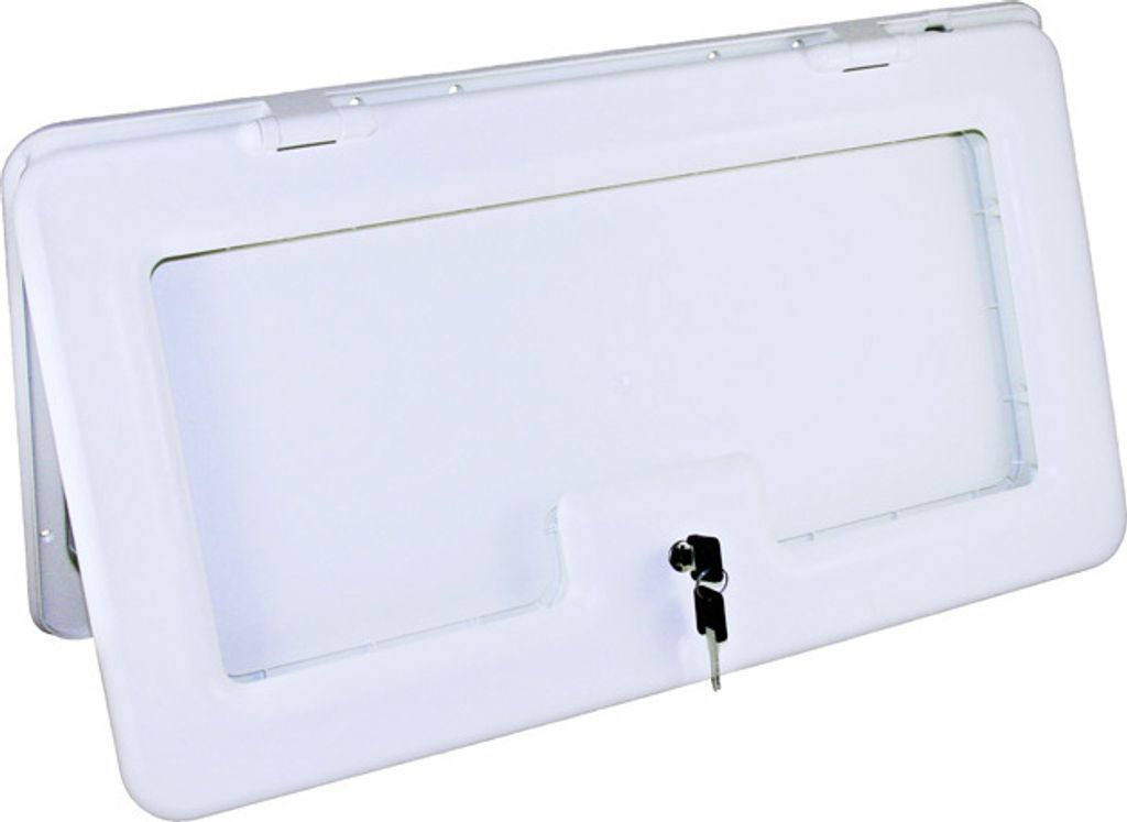 Einbaurahmen Typ ATHOS 575 weiß 595x315mm für Außenklappe Produktbild 