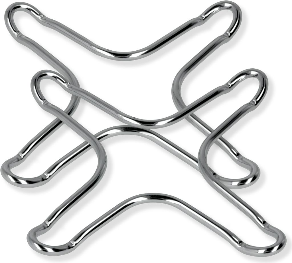 Metaltex 203302, Kochfeld-Pfannenständer, Edelstahl, 2 Produktbild 