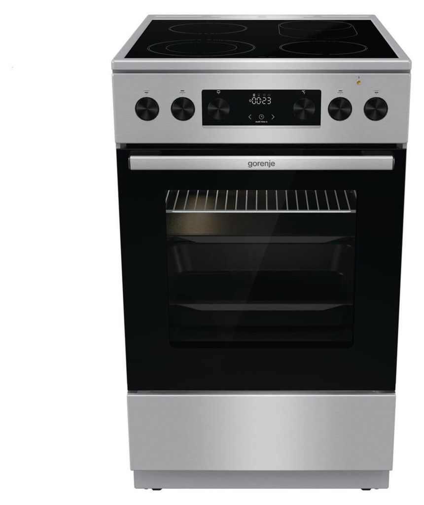 Gorenje GECS5C70XPA Elektroherd mit Glaskeramik-Kochfeld, Produktbild 