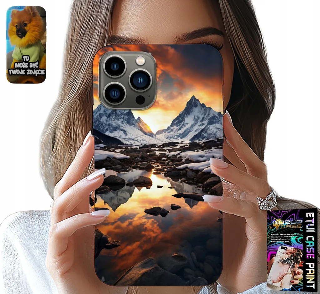 Custodia iPhone 13 Pro Everest e Montagne con Pellicola Vetro 9H