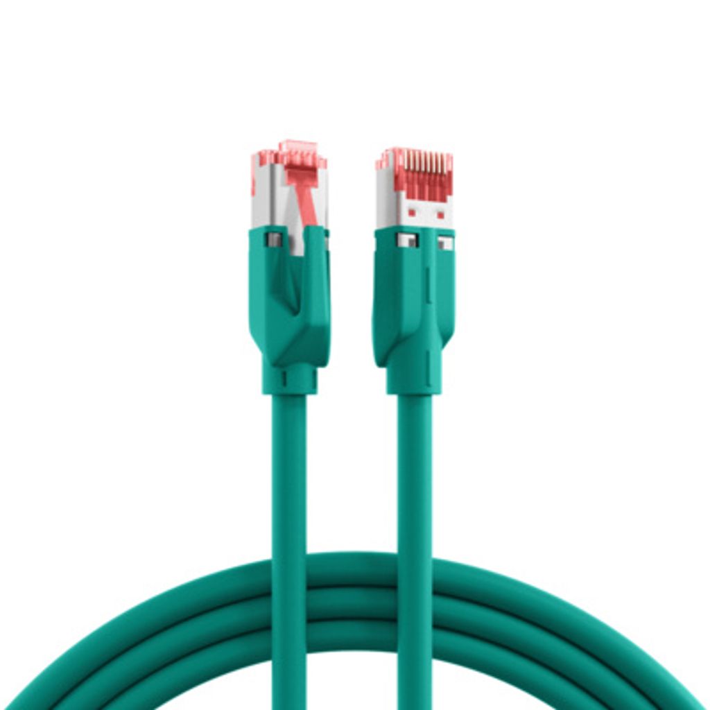 EFB RJ45 Patchkabel S/FTP,Cat.6A,TM21,UC900,20m,grün