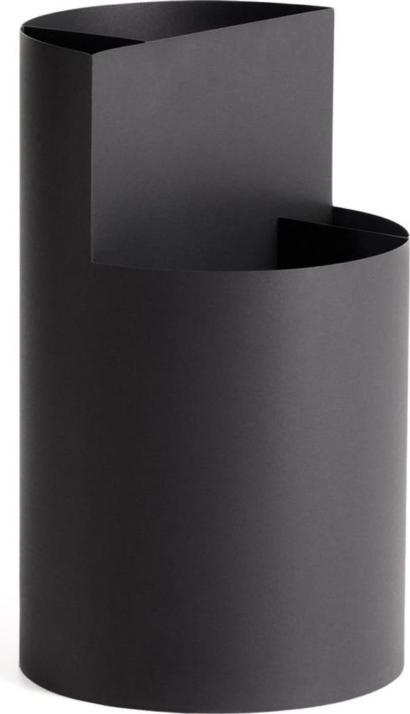 Großer Schirmständer Atin 30 x 50 x 30 cm Stahl Schwarz