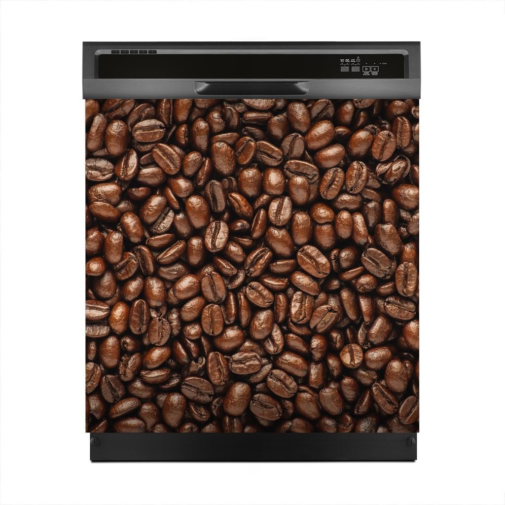 Aufkleber sticker 60x60 cm Dekorative folie Spülmaschine - Kaffee Coffee Bohnen
