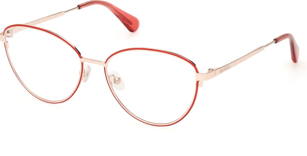 Lunettes Max & Co MO5137 Rouge Clair Brillant : Style et Confort 54mm