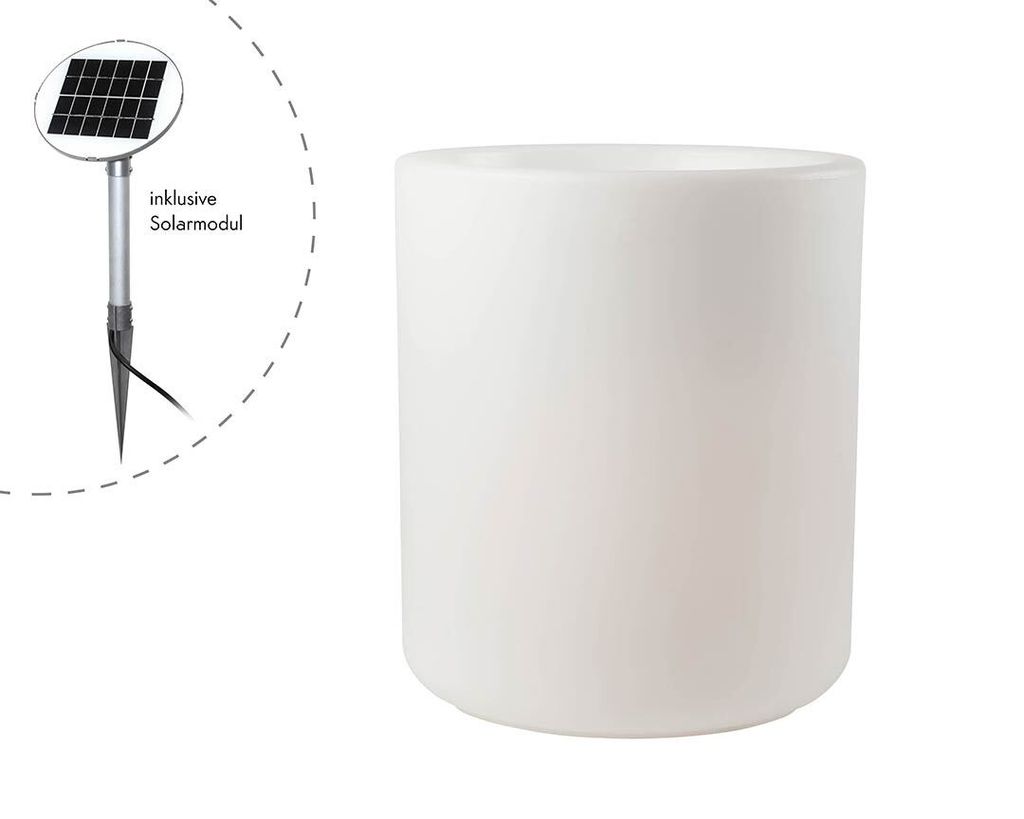 Beleuchteter Pflanztopf Shining Elegant Pot S (Solar)