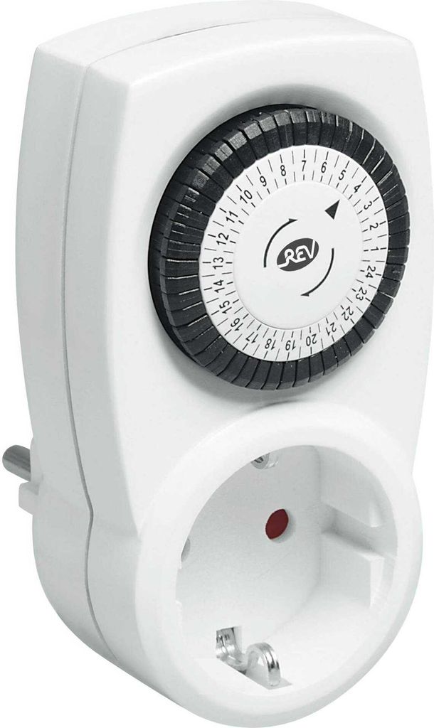 Timer REV meccanico bianco Immagine del prodotto 