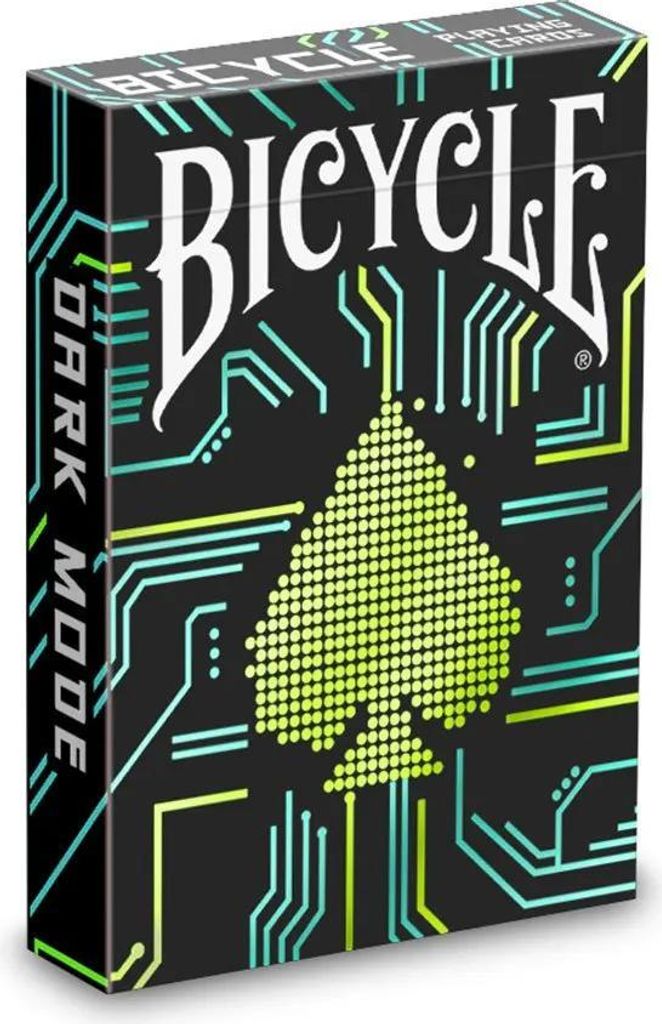 Bicycle Dark Mode, 56 kusov, Čierna, Zelená, 4 rok / roky, Obrázok produktu 