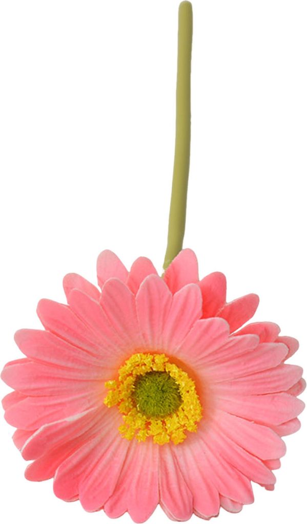 Künstliche Gerbera Jamesonii mit Stiel, realistische Kunstseidenblume, Tischdekoration für Zuhause und Büro, Kunstblumenzweig, Blumenarrangement...