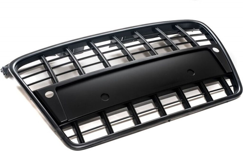 Kühlergrill Sportgrill Gitter Grill Schwarz Halter PDC für Produktbild 