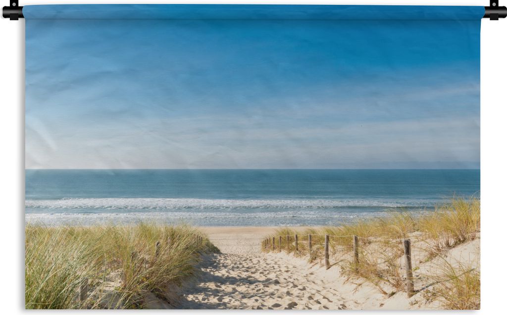 MuchoWow® Wandteppich Wandbehang Strand - Meer - Düne - Produktbild 