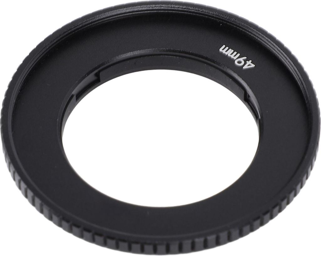 Xiuganpo Action Camera FileTapterring, Runde Aluminiumlegierung 49 Mm Sicherer Fit -Filteradapter Robust Non Slip fr Action4