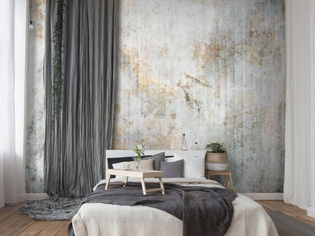 Vlies Fototapete Betonoptik 400x280 cm Tapeten Wandtapete XXL Steinwand Struktur Abstrakt industrieller Stil f-A-10089-a-a