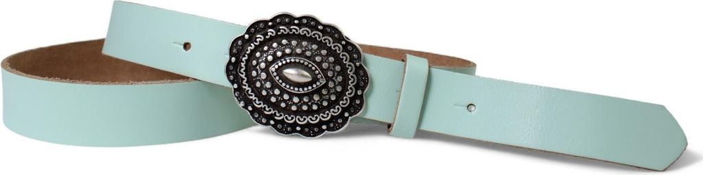 FRONHOFER Damen Ledergürtel 3 cm verzierte Gürtelschnalle, Koppelschnalle echt Leder