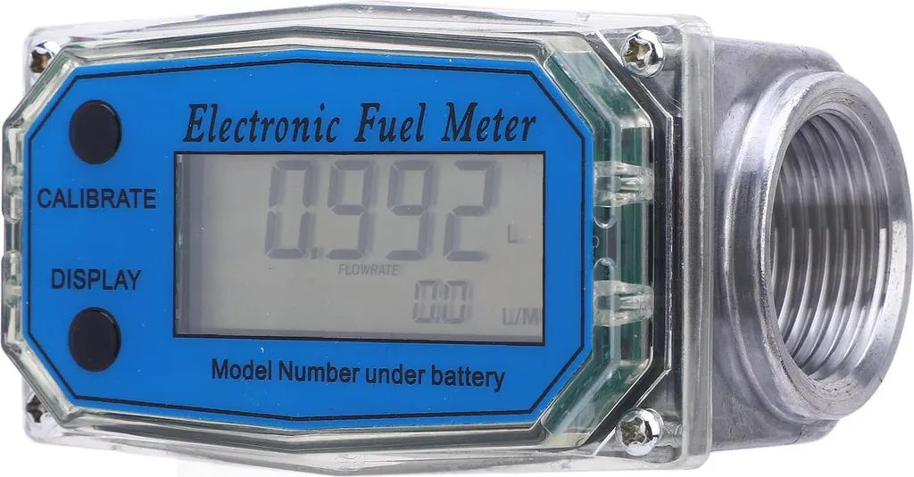 Compteur de débit électronique multifonction pour eau gaz et essence