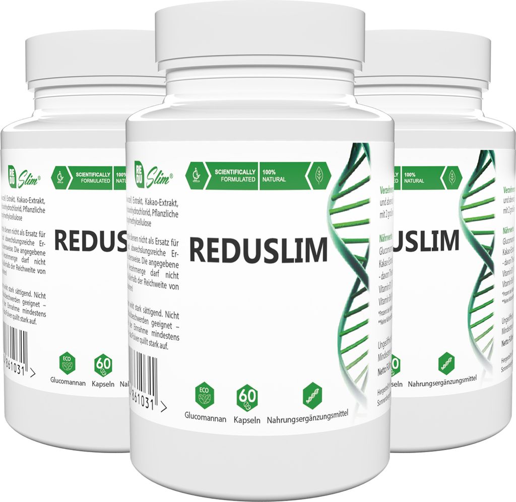 Reduslim -180 Kapseln (3 x 60 Kapseln) - 3er Pack Produktbild 