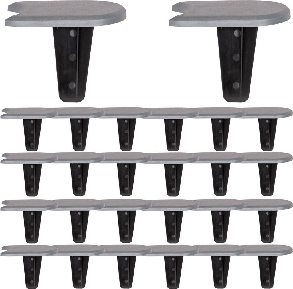 DEUBA® Bordure de jardin plastique 3,80m résistante Image du produit 