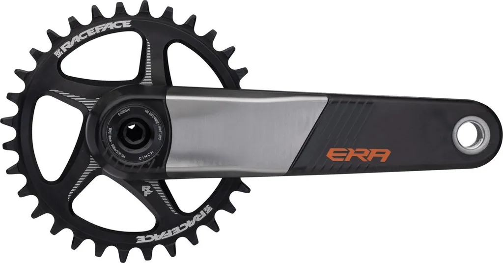 Pédalier Anti-Impact Race Face Era Carbon 170mm Orange Robuste Axe 30mm