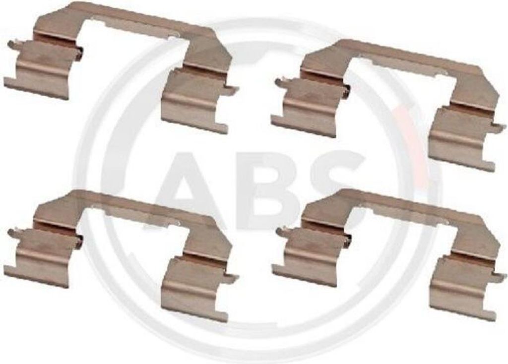 A.B.S. 2014Q Zubehörsatz Scheibenbremsbelag Vorne für JEEP Produktbild 