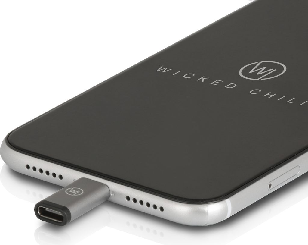 WICKED CHILI USB-C Adapter für SD-Kartenlesegerät für Bilder-, Video- und Datenübertragung auf MicroUSB Handy Adapter