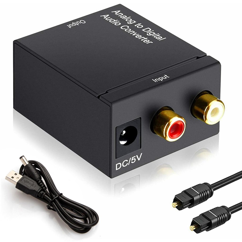 Wandler Optisch Toslink Koaxial auf RCA Digital zu Analog Produktbild 9