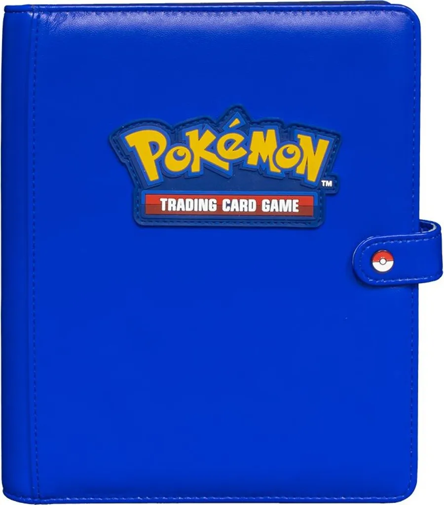 Reliure Premium Pokémon Bleu avec Anneaux Renforcés et Finition Pro