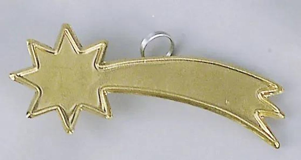 Komet gold, groß, für Krippen, Hobby- und Modellbau