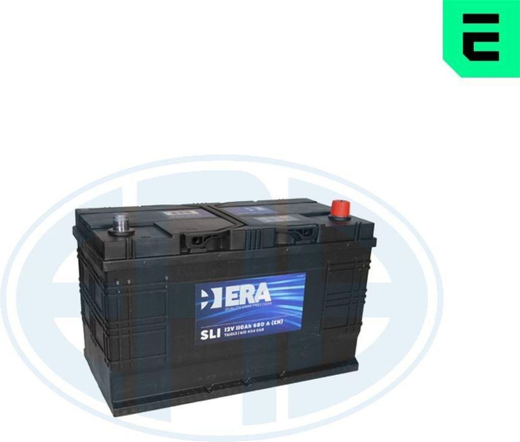 ERA Starterbatterie 12V 110Ah 680A/EN D2 für Auto LKW Batterie