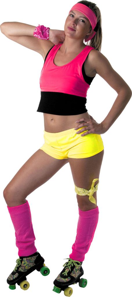 Damen-Mini-Shorts neongelb - Einheitsgröße