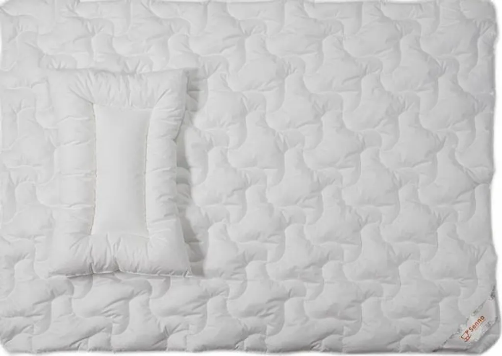 Kit couchage bébé 100x135 bambou blanc pour un sommeil paisible