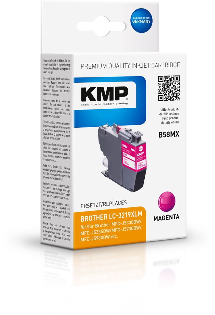 KMP 1538,4006, Hohe (XL-) Ausbeute, Magenta, 1 Stück(e) Produktbild 