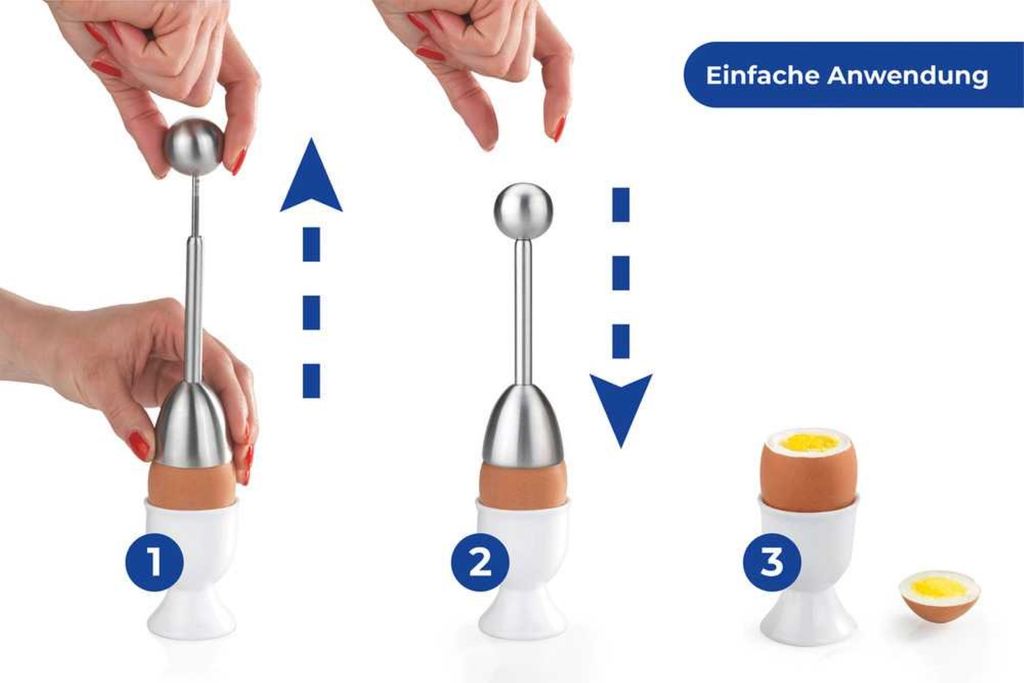 Eierköpfer Perfekt Edelstahl Produktbild 4