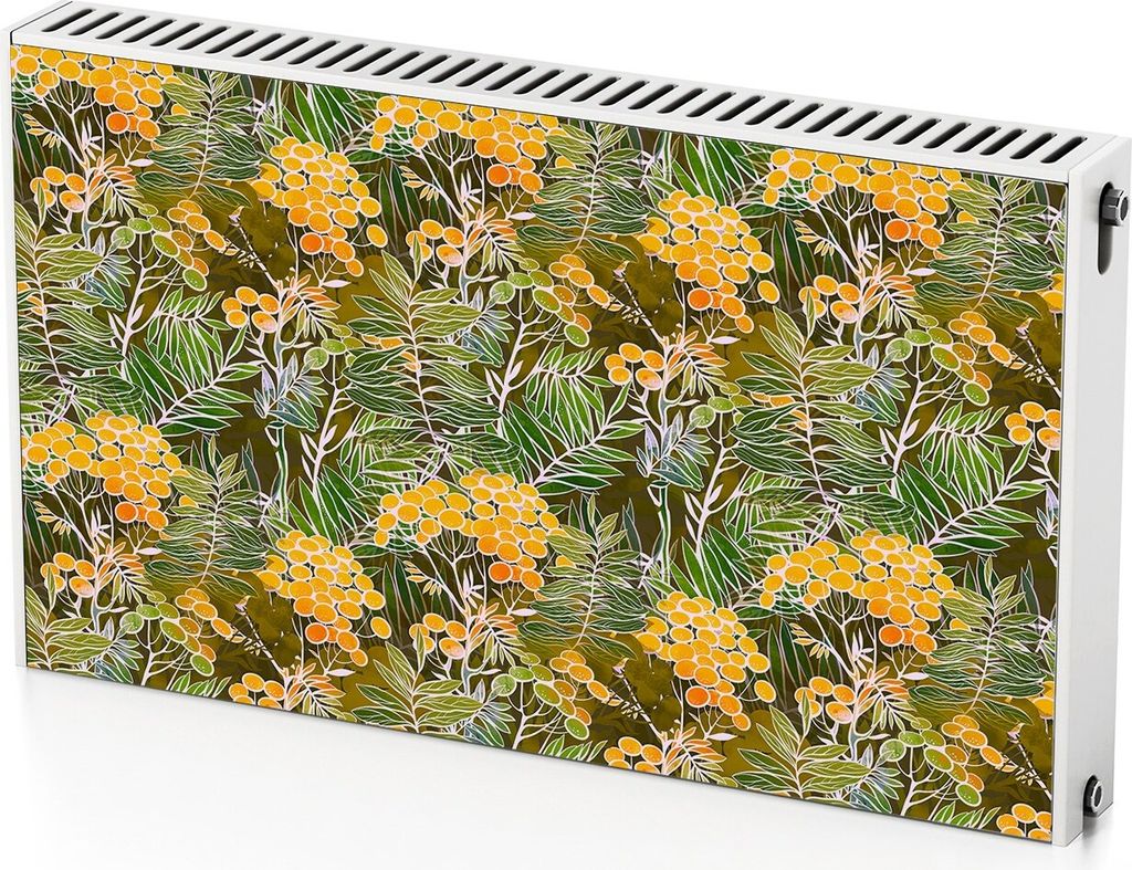 Sommerwieseblumen – Magnetische Heizkörperabdeckung – 100x60 cm – Magnet Heizkörperabdeckung – 3D Würfel – Heizkörperverkleidung – ...